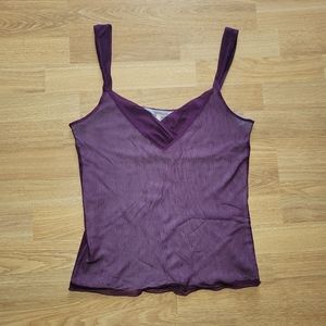 Eloise layered mesh tank top large